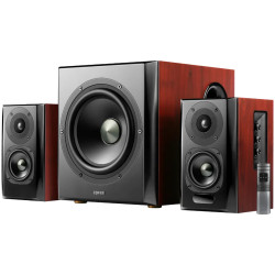 Edifier S350DB 2.1 Audio System, BT V5.1, Optical, Coaxial, RCA, 8-inch Subwoofer, 3.5-inch Drivers, 0.75-inch Tweeters, 70W (RM