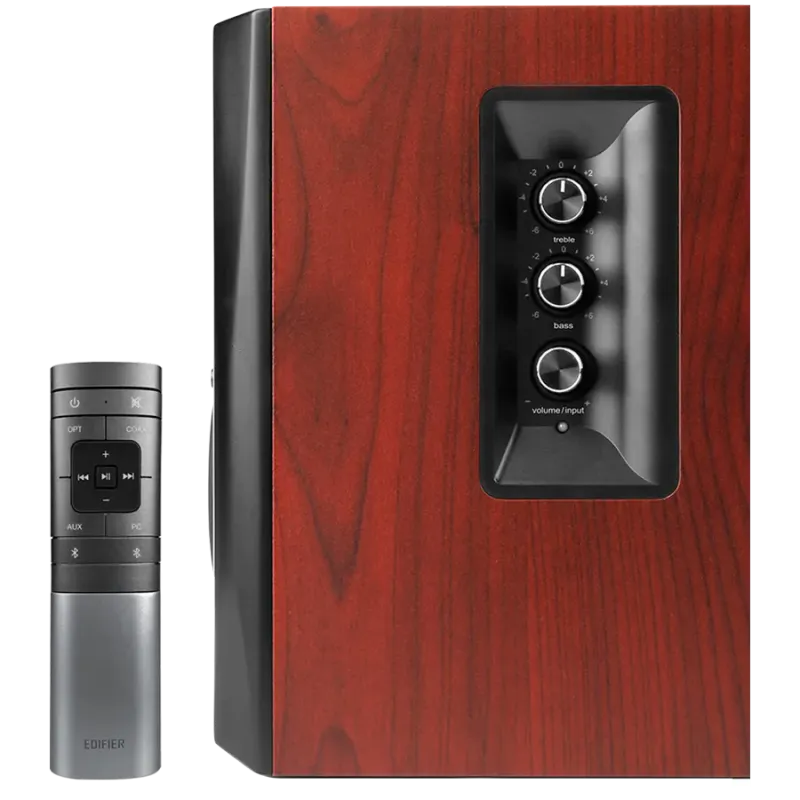 Edifier S350DB 2.1 Audio System, BT V5.1, Optical, Coaxial, RCA, 8-inch Subwoofer, 3.5-inch Drivers, 0.75-inch Tweeters, 70W (RM