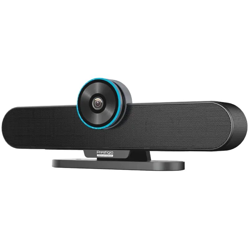 Prestigio Solutions Video Conferencing Collaboration Bar Gamma: 4K UHD, 8.5MP, 6 mic, 6m (Range), 2 x 5W, Connection via USB Typ