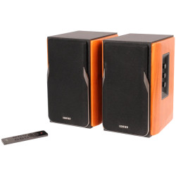 Edifier R1380DB 2.0 Bookshelf Speakers, BT V5.1, Optical, Coaxial, RCA, 1-inch Tweeters, 4-inch Drivers, 42W (RMS), Control Knob