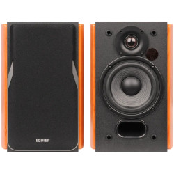Edifier R1380DB 2.0 Bookshelf Speakers, BT V5.1, Optical, Coaxial, RCA, 1-inch Tweeters, 4-inch Drivers, 42W (RMS), Control Knob