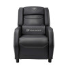 COUGAR Sofa Ranger S Black, Breathable Premium PVC Leather, Steel frame, Headrest & Lumbar Design, Diamond Check Pattern Design,