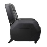 COUGAR Sofa Ranger S Black, Breathable Premium PVC Leather, Steel frame, Headrest & Lumbar Design, Diamond Check Pattern Design,