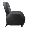 COUGAR Sofa Ranger S Black, Breathable Premium PVC Leather, Steel frame, Headrest & Lumbar Design, Diamond Check Pattern Design,
