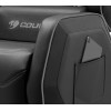 COUGAR Sofa Ranger S Black, Breathable Premium PVC Leather, Steel frame, Headrest & Lumbar Design, Diamond Check Pattern Design,