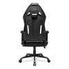 COUGAR Hotrod Black, Gaming Chair, High Density MoldShaping Foam, Hyper-Dura leatherette, Multi-zone backrest design, Up & Down 