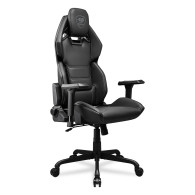 COUGAR Hotrod Black, Gaming Chair, High Density MoldShaping Foam, Hyper-Dura leatherette, Multi-zone backrest design, Up & Down 