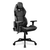 COUGAR Hotrod Black, Gaming Chair, High Density MoldShaping Foam, Hyper-Dura leatherette, Multi-zone backrest design, Up & Down 
