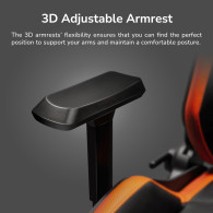 COUGAR Hotrod, Gaming Chair, High Density MoldShaping Foam, Hyper-Dura leatherette, Multi-zone backrest design, Up & Down Adjust