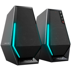 Edifier G1500 2.0 Audio System, BT V5.3, USB, AUX, 2.5-inch Drivers, RGB Lighting, 5W (RMS), Black - 2