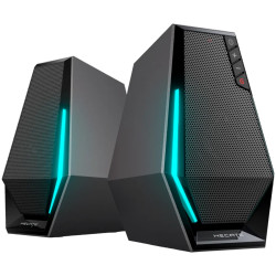 Edifier G1500 2.0 Audio System, BT V5.3, USB, AUX, 2.5-inch Drivers, RGB Lighting, 5W (RMS), Black - 4