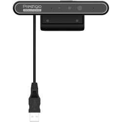 Prestigio Solutions Video Conferencing Windows Hello Camera: FHD, 2MP, 2 mic, 1m (Range), Connection via USB 3.0 - 1