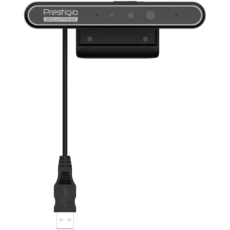 Prestigio Solutions Video Conferencing Windows Hello Camera: FHD, 2MP, 2 mic, 1m (Range), Connection via USB 3.0 - 1