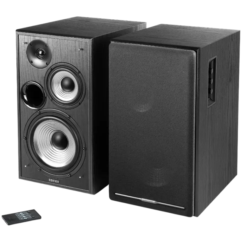 Edifier R2750DB 2.0 Bookshelf Speakers, BT V5.1, Optical, Coaxial, RCA, 0.75-inch Tweeters, 4-inch Drivers, 6.5-inch Woofers, Su