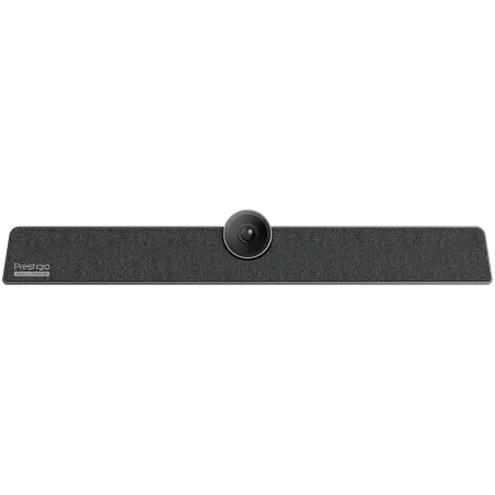 Prestigio Solutions Video Conferencing Collaboration Bar Alpha: UHD, 12MP, 6 mic, 8m (Range), Connection via USB Type-C or AUX -