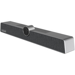 Prestigio Solutions Video Conferencing Collaboration Bar Alpha: UHD, 12MP, 6 mic, 8m (Range), Connection via USB Type-C or AUX -