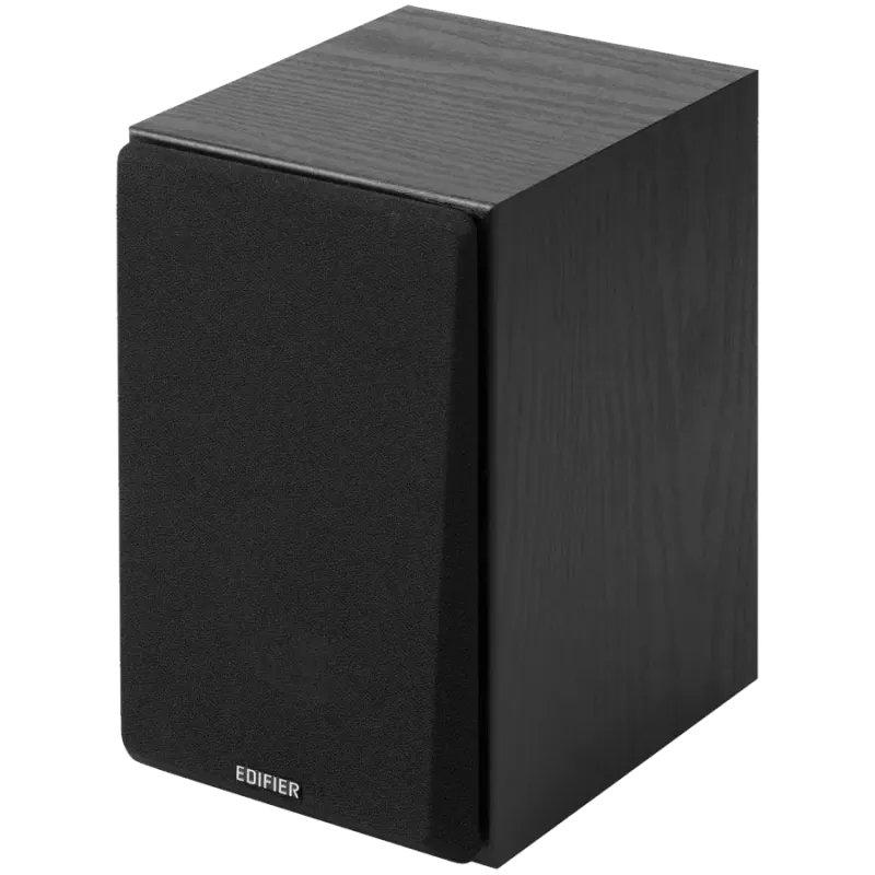 Edifier R980T 2.0 Bookshelf Speakers, Dual RCA and 3.5mm headphone output, 0.5-inch Tweeters, 4-inch Bass Drivers, 24W (RMS), Bl