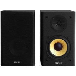 Edifier R1000T4 2.0 Bookshelf Speakers, BT V5.0, RCA, 0.5-inch Tweeters, 4-inch Drivers, 24W (RMS), Control Buttons, Black - 2