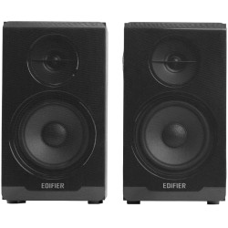 Edifier R33BT 2.0 Bookshelf Speakers, BT V5.0, AUX, 0.5-inch Tweeters, 3.5-inch Drivers, 10W (RMS), Control Buttons, Black - 1