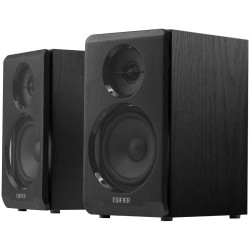 Edifier R33BT 2.0 Bookshelf Speakers, BT V5.0, AUX, 0.5-inch Tweeters, 3.5-inch Drivers, 10W (RMS), Control Buttons, Black - 2