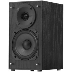 Edifier R33BT 2.0 Bookshelf Speakers, BT V5.0, AUX, 0.5-inch Tweeters, 3.5-inch Drivers, 10W (RMS), Control Buttons, Black - 3