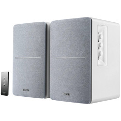 Edifier R1280T 2.0 Bookshelf Speakers, RCA, 0.5-inch Tweeters, 4-inch Drivers, 42W (RMS), Control Knobs and Remote Control, Whit