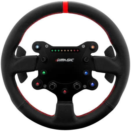 SIMAGIC GT‑Style GTS Steering Wheel for GT Simulation, suede finish - 1