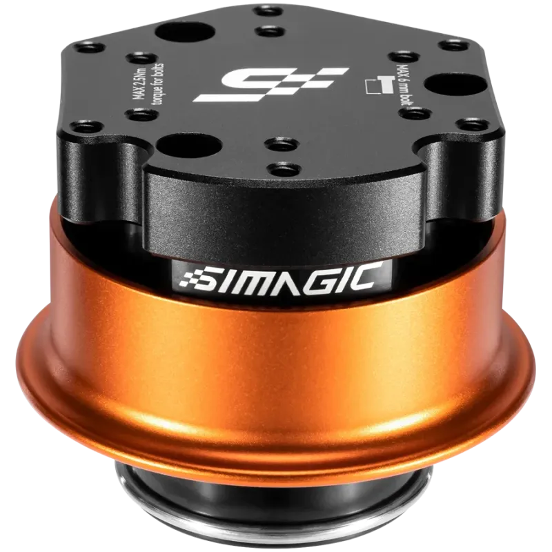 SIMAGIC Quick Release Wheel Adapter, CNC‑machined aluminium - 1