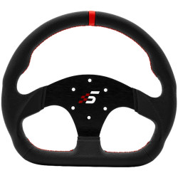 SIMAGIC D-Shaped Steering wheel without HUB, 325mm, Leather. S403 - 1