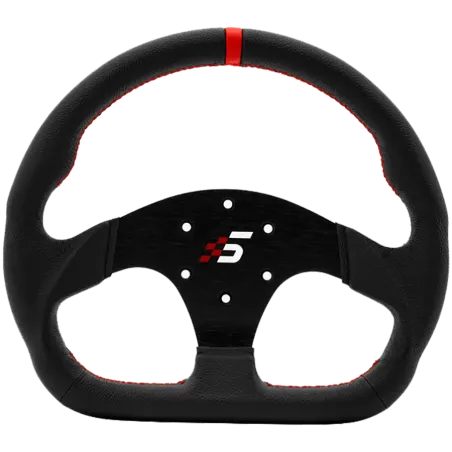 SIMAGIC D-Shaped Steering wheel without HUB, 325mm, Leather. S403 - 1