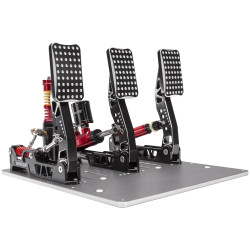 SIMAGIC Crimson Edition, Hydraulic Tri-pedal Set, 100kg Loadcell, Standard Throttle Plate. S309 - 1