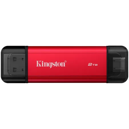 Kingston 2TB Dual USB-A/C Portable SSD, Up to 1050MB/s USB 3.2 Gen 2 - 1