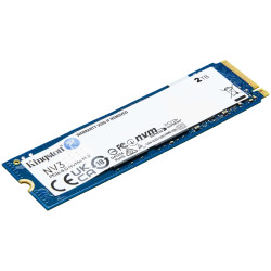 Kingston 2TB NV3 SSD M.2 2280 PCIe 4.0 NVMe, Read: 6,000/ Write: 5,000MB/s - 2