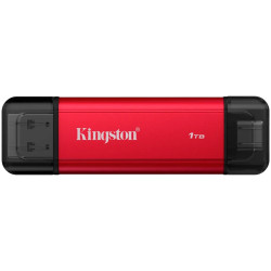 Kingston 1TB Dual USB-A/C Portable SSD, Up to 1050MB/s USB 3.2 Gen 2 - 1