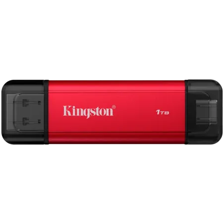 Kingston 1TB Dual USB-A/C Portable SSD, Up to 1050MB/s USB 3.2 Gen 2 - 1