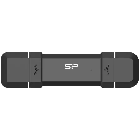 Silicon Power 1TB DS72 Dual USB-C/USB 3.2 Gen 2, Portable External SSD, Steam Deck and iPhone 15 Pro, R/W: up to 1050MB/s 850MB/
