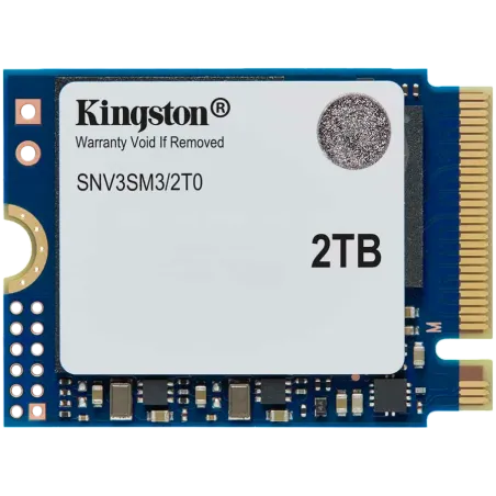 Kingston 2TB NV3 SSD M.2 2230 PCIe 4.0 NVMe, Read: 6,000/ Write: 5,000MB/s - 1