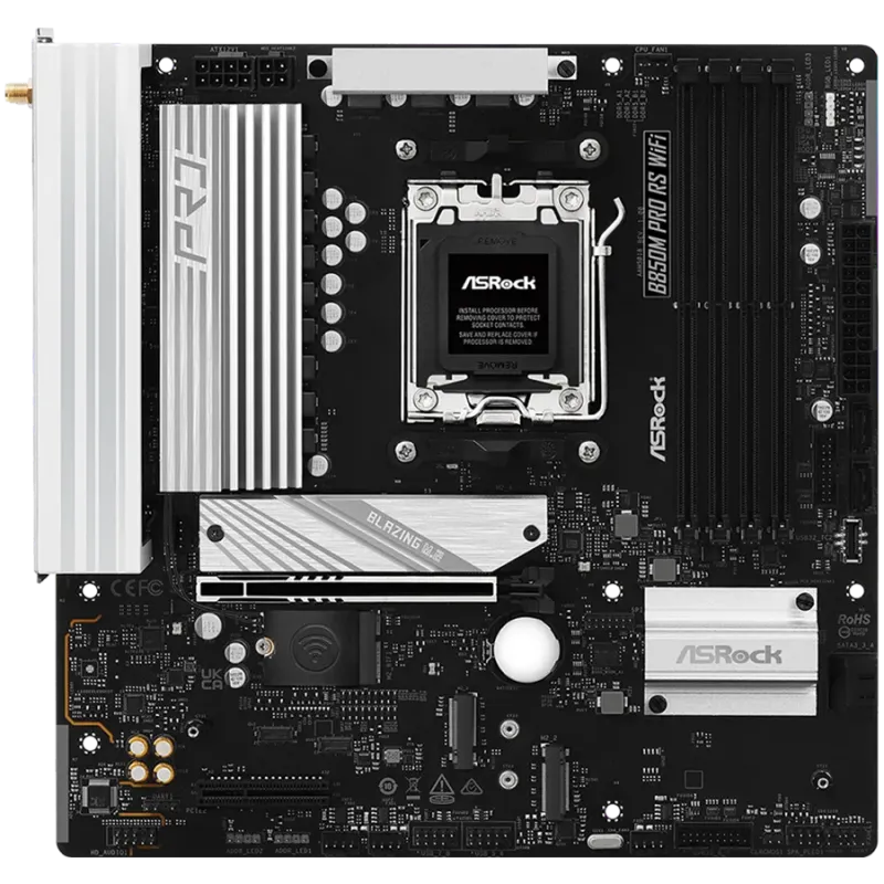 ASROCK B850M Pro RS WiFi mATX AM5 DDR5 - 1