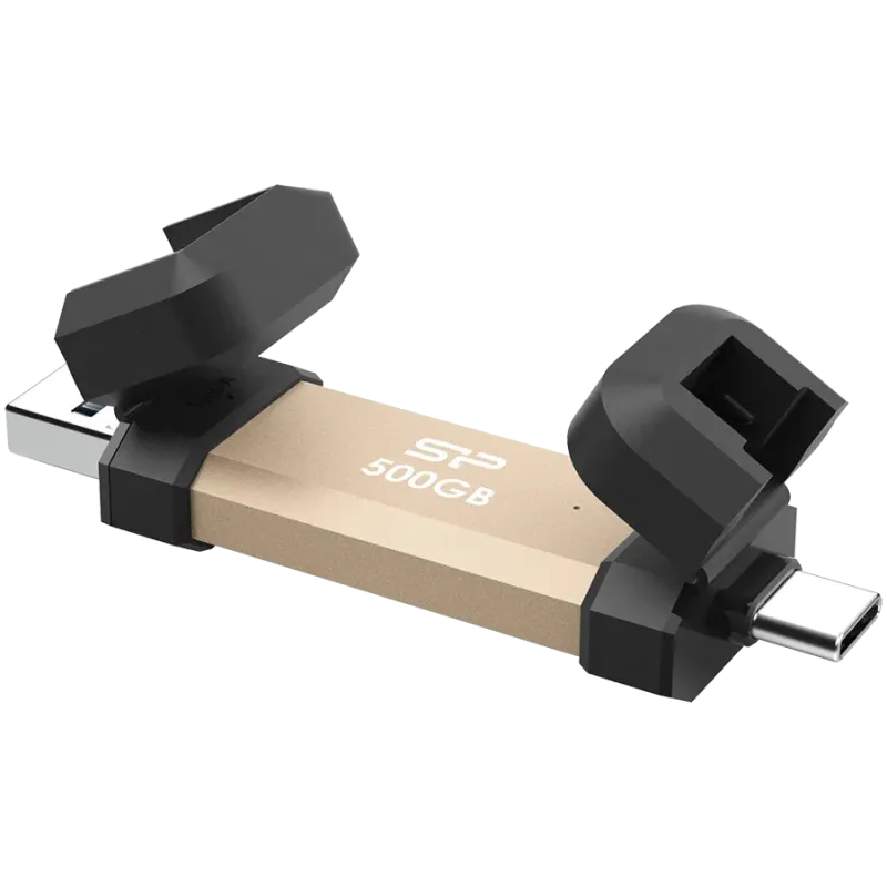 Silicon Power UC3S72 500GB, USB3.2 Gen2,DS72,Gold - 1