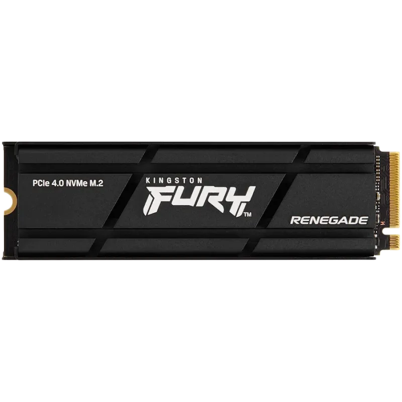 Kingston FURY Renegade 2TB SSD with Heatsink, M.2 2280, PCIe 4.0 NVMe, Read/Write 7300/7000MB/s, Random Read/Write: 1000K/1000K 