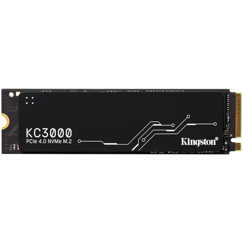 Kingston KC3000 512GB SSD, M.2 2280, PCIe 4.0 NVMe, Read/Write 7000/3900MB/s, Random Read/Write: 450K/900K IOPS - 1