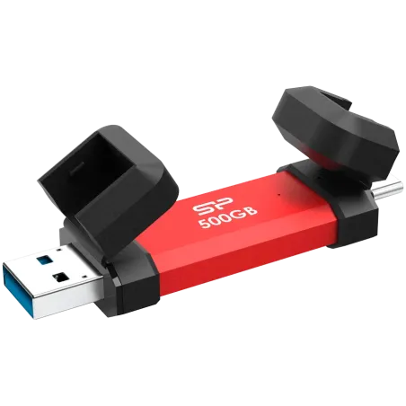 Silicon Power UC3S72 500GB, USB3.2 Gen2,DS72, Red - 1
