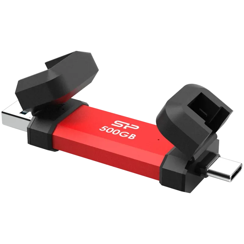 Silicon Power UC3S72 500GB, USB3.2 Gen2,DS72, Red - 1