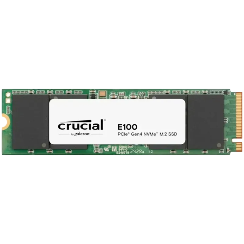 Crucial E100 1TB PCIe Gen4 2280 NVMe M.2 SSD - 1