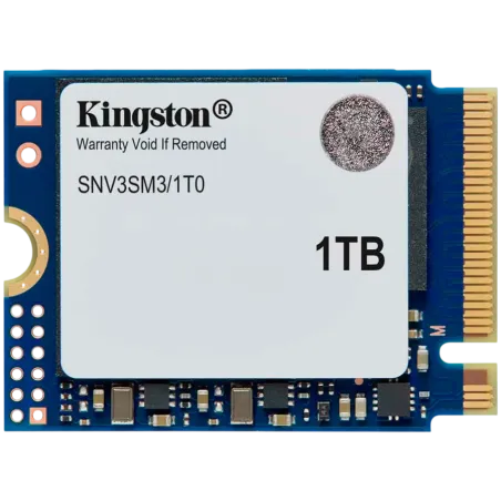 Kingston 1TB NV3 SSD M.2 2230 PCIe 4.0 NVMe, Read: 6,000/ Write: 4,000MB/s - 1