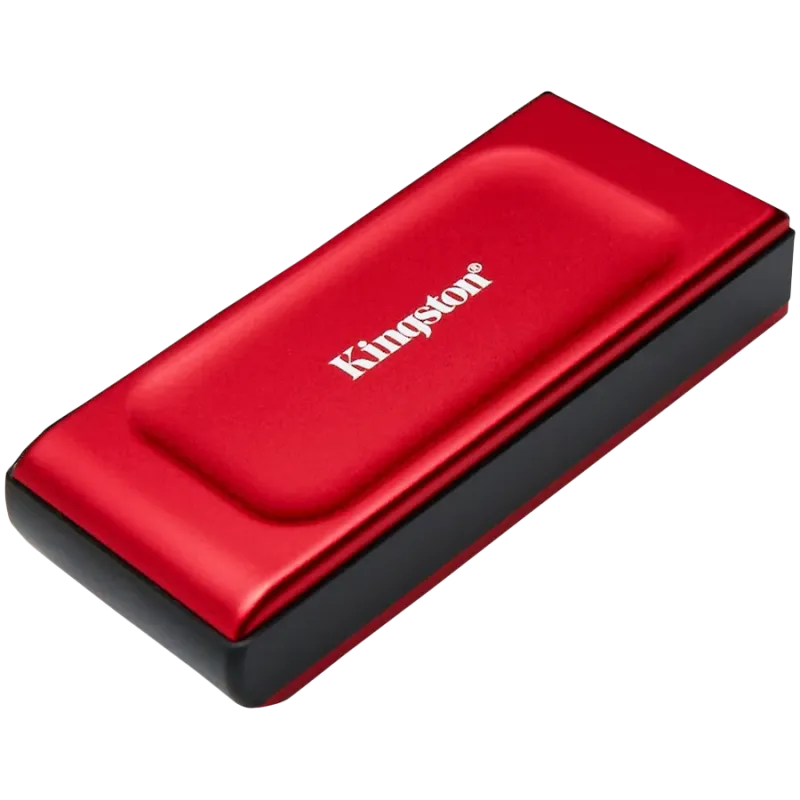 Kingston SSD 2TB XS1000 Red External USB 3.2 Gen 2 Portable Solid State Drive - 1