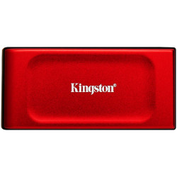 Kingston SSD 2TB XS1000 Red External USB 3.2 Gen 2 Portable Solid State Drive - 2