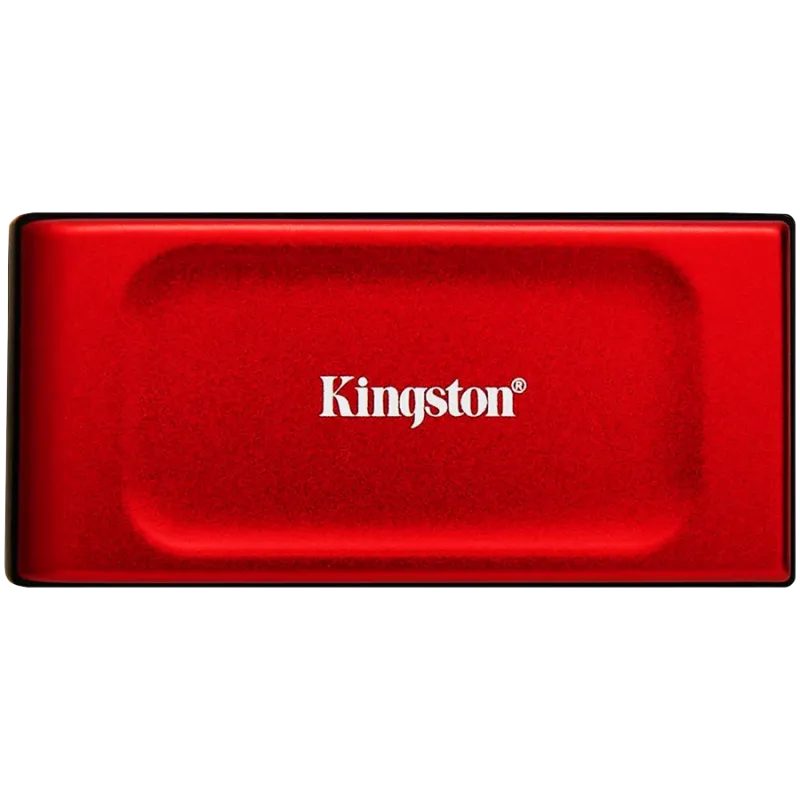 Kingston SSD 2TB XS1000 Red External USB 3.2 Gen 2 Portable Solid State Drive - 1