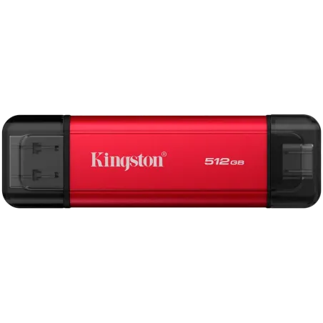 Kingston 512GB Dual USB-A/C Portable SSD, Up to 1050MB/s USB 3.2 Gen 2 - 1