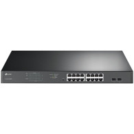 TP-Link TL-SG1218MPE 16-Port Gigabit PoE+ Easy Smart Switch,16 Gigabit PoE+ RJ45 Ports,2 x SFP, 2× combo gigabit SFP slots,802.3